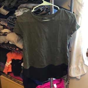 Two tone express T-shirt NWOT